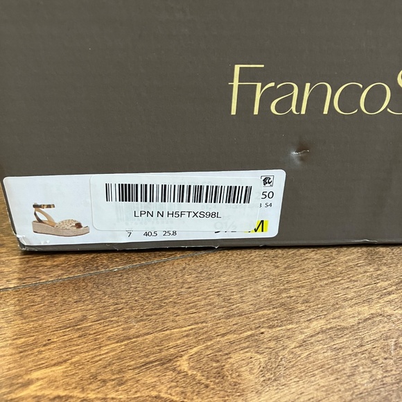 Franco Sarto Platform Cork Wedge Sandal - Picture 7 of 7